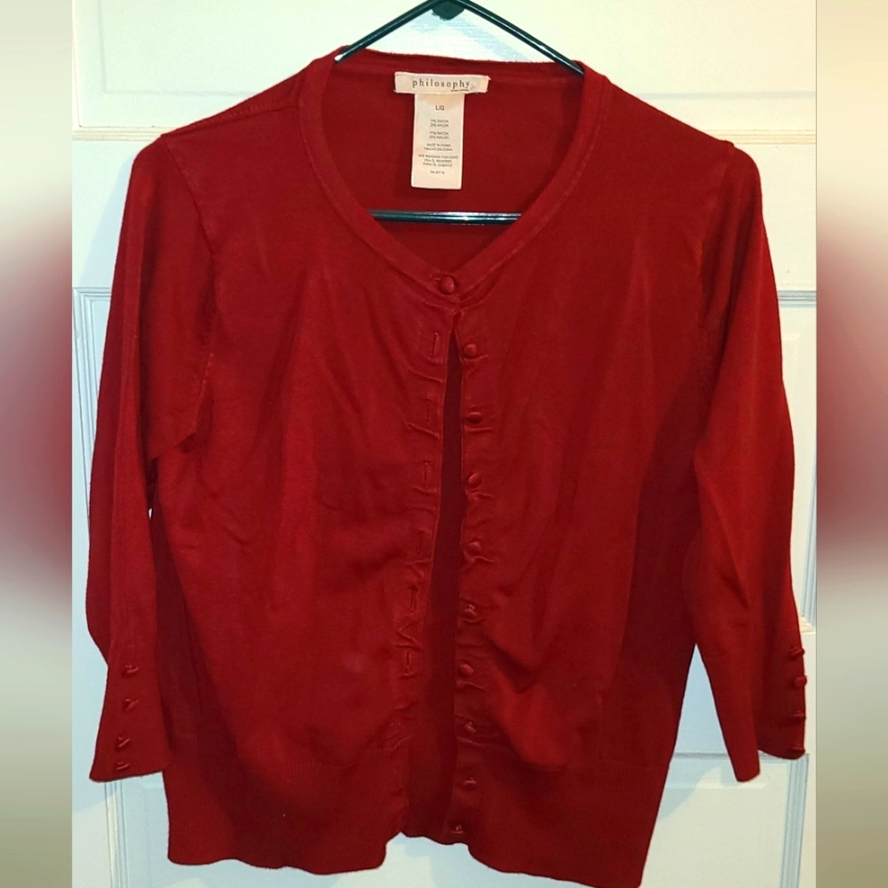 Philosophy cardigan